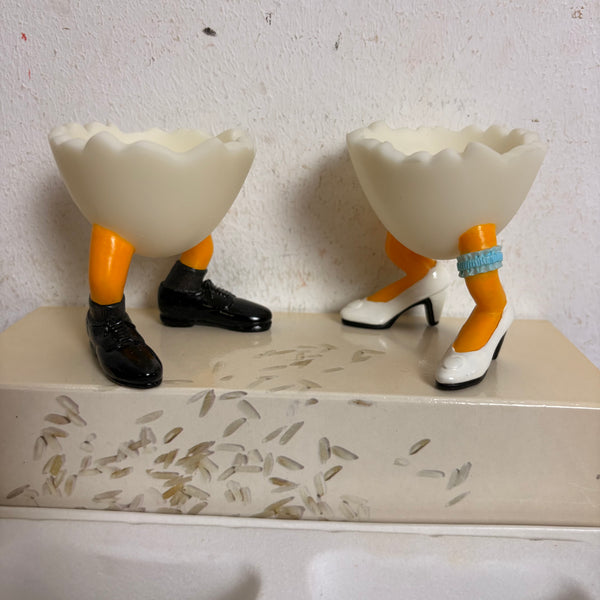 Vintage Eierbecher Brautpaar Mary & Lacky Speedy & Friends von Casablanca OVP