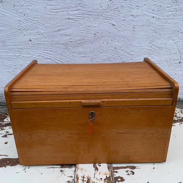 Vintage Rollschrank Truhe