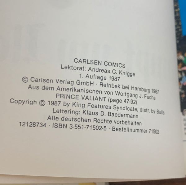 Comic Prinz Eisenherz Band 2 Kampf um Ilene