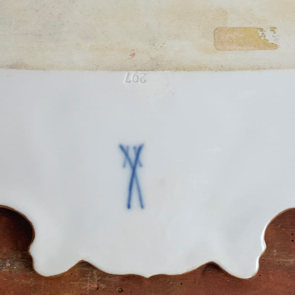 Große Prunkplatte von Meissen