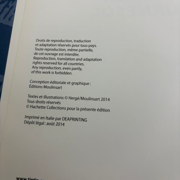 Modell Figur und Buch Tim und Struppi das Das Sabena-Flugzeug mit Professor Bienlein aus Der Fall Bienlein