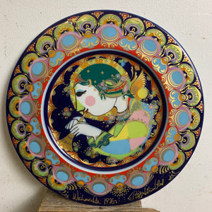 Weihnachtsteller 1976 von Björn Wiinblad für Rosenthal