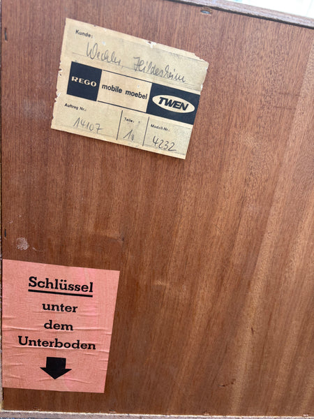 Vintage modulares Möbelsystem Twen von Günter Renkel für Rego Mobile Möbel