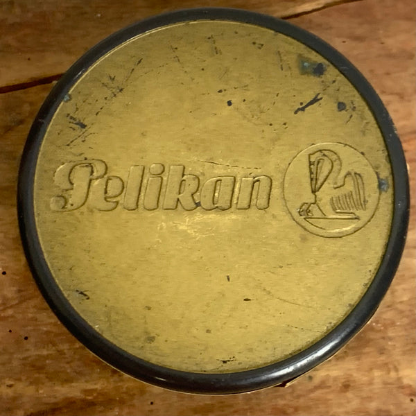 Vintage Bakelit Farbband Dose von Pelikan
