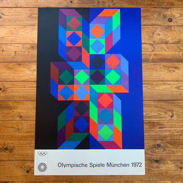 Pop Art Plakat Olympische Spiele 1972