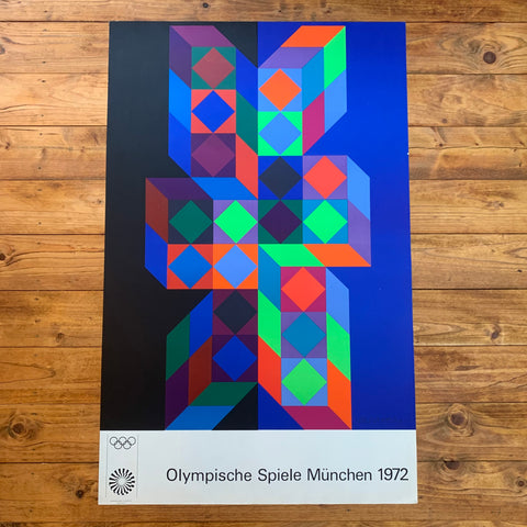 Pop Art Plakat Olympische Spiele 1972