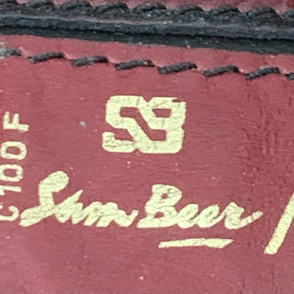 Vintage Leder Tennistasche von Sam Beer