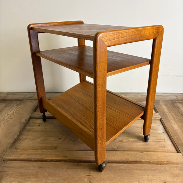 Vintage Teak Servierwagen Beistelltisch von Aksel Kjersgaard für Odder Møbler