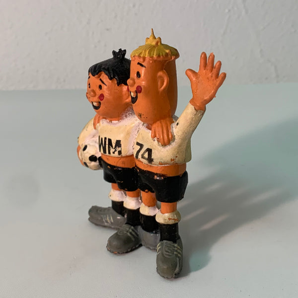 Vintage Figur Tip & Tap Maskottchen Fußball WM 1974