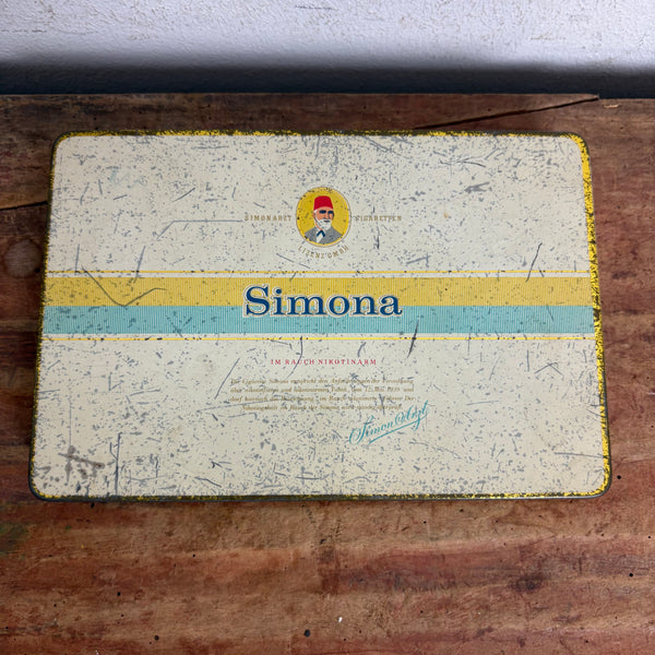 Vintage Blechdose Simona Cigaretten