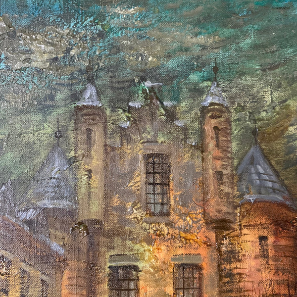 Ölgemälde Gasse in Arnheim von Jacob van der Messe