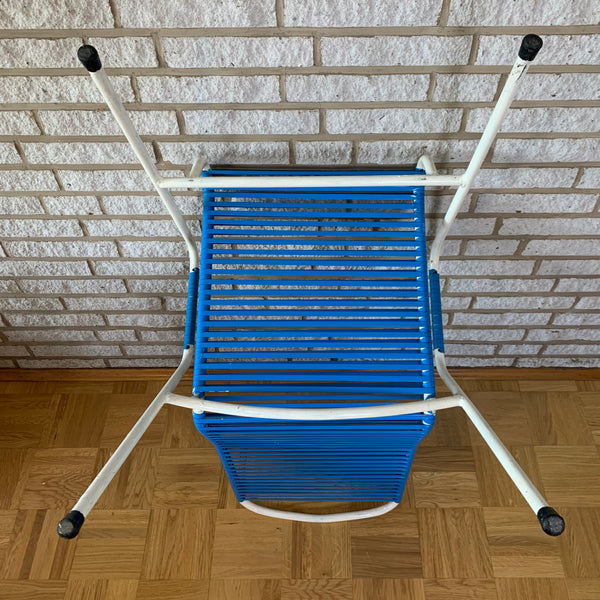 Vintage Spaghetti Stuhl von Huldreich Altorfer für Huldreich Altorfer in blau