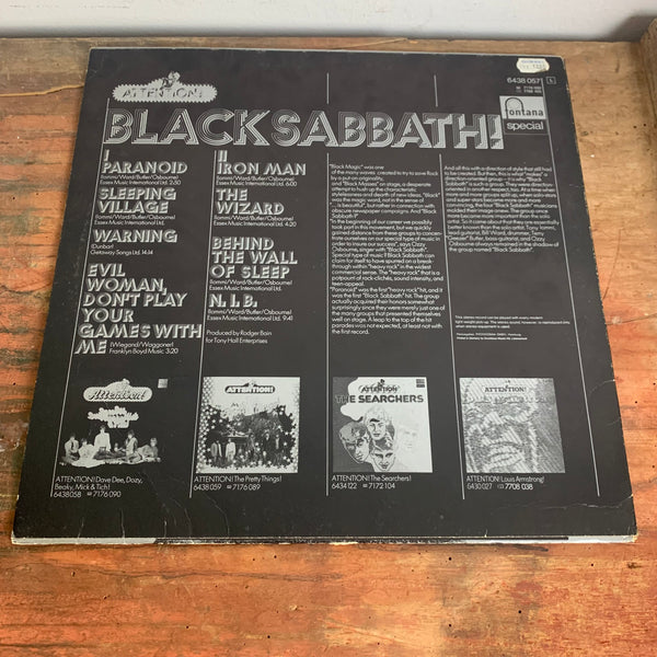 LP Attention! Black Sabbath! Vol. 1