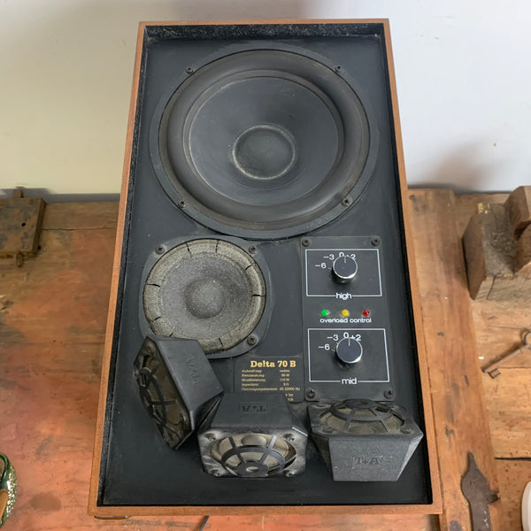 Vintage Musikboxen T&A Delta 70 B in Teakholz
