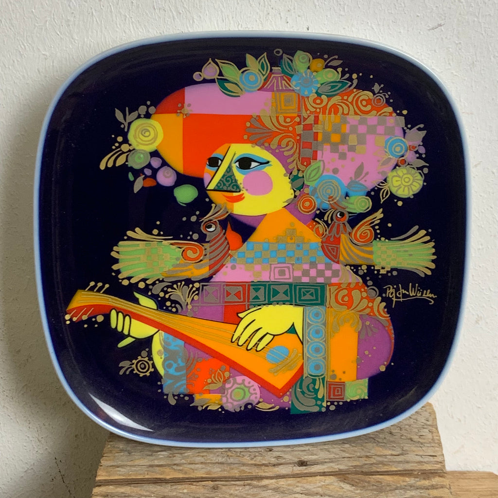 Vintage Porzellan Wandteller 1001 Nacht von Björn Wiinblad für Rosenth – Trödelfuchs Vintage Shop