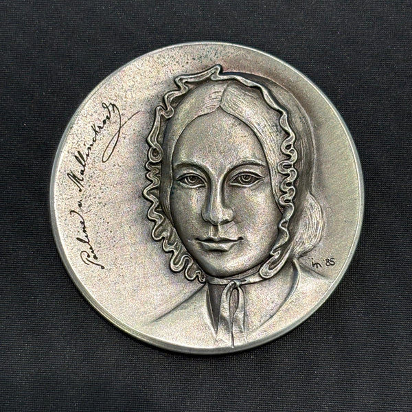 Silber Medaille Paderborn 1985 Auf die Seeligsprechung Pauline von Mallinckrodt