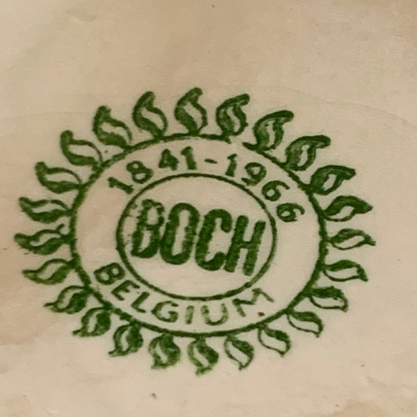 Vintage belgische Kaffeekanne Delta Noix von Boch Rambouillet
