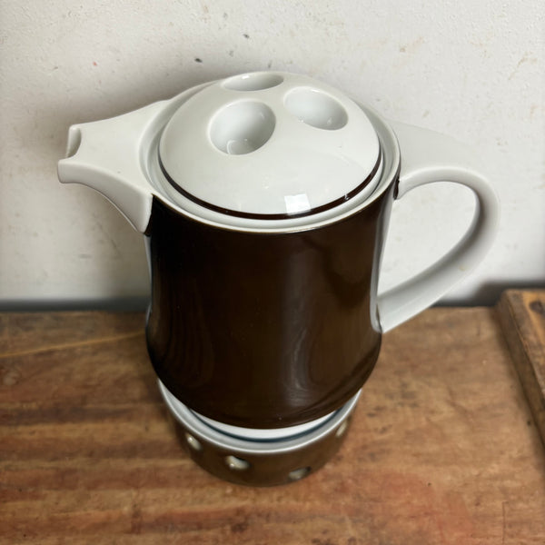 Vintage Design Kaffeekanne mit Stövchen von Miropa