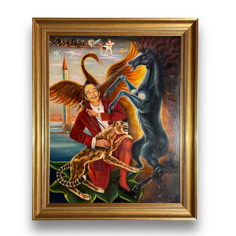 Ölgemälde Die Verführung von Salvador Dali von Jean Daprai