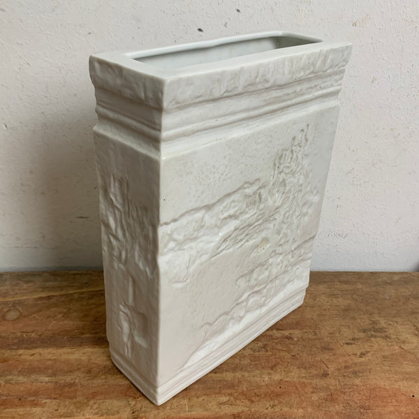 Op Art Porzellan Vase von Martin Freyer für Rosenthal