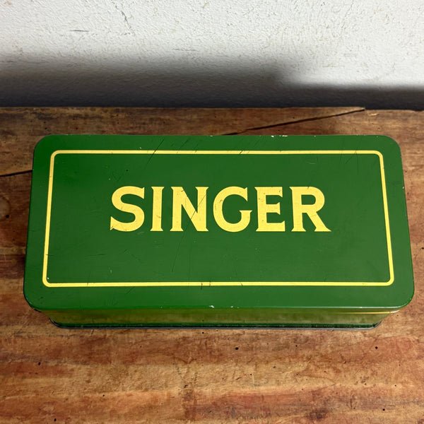 Vintage Blechdose Singer Nähmaschinen