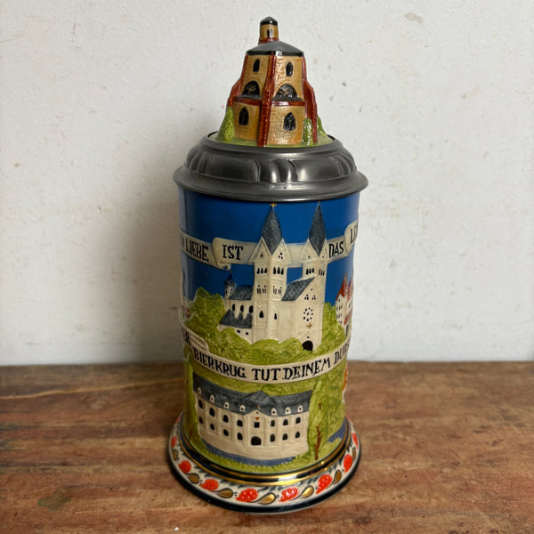 Vintage limitierter Bierkrug von Villeroy und Boch Mettlach
