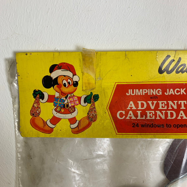 Vintage Hampelmann Adventskalender Mickey Mouse von Disney