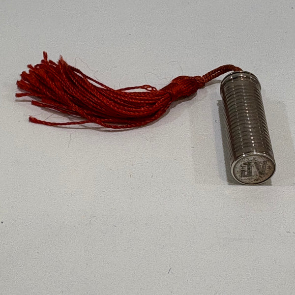 Art Deco Teleskop Zigarettenspitze in Dose mit Quaste