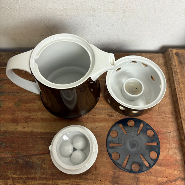 Vintage Design Kaffeekanne mit Stövchen von Miropa