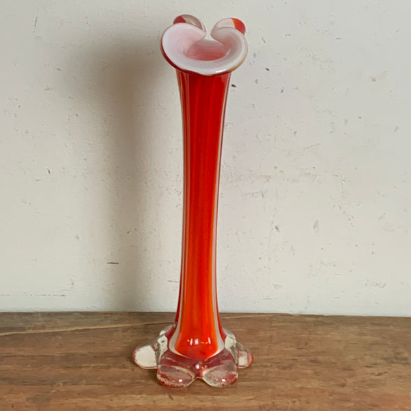 Opaline Florence Vase Vetreria Barieri