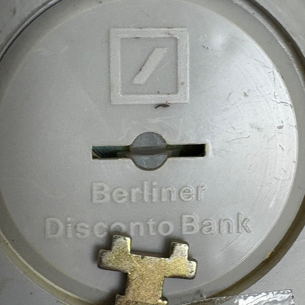 Vintage Spardose Idefix von Dargaud für Berliner Disconto Bank