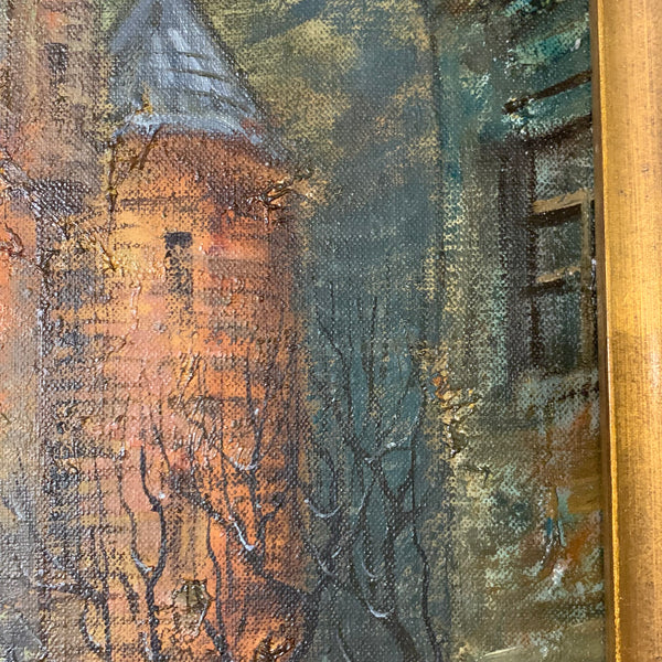 Ölgemälde Gasse in Arnheim von Jacob van der Messe