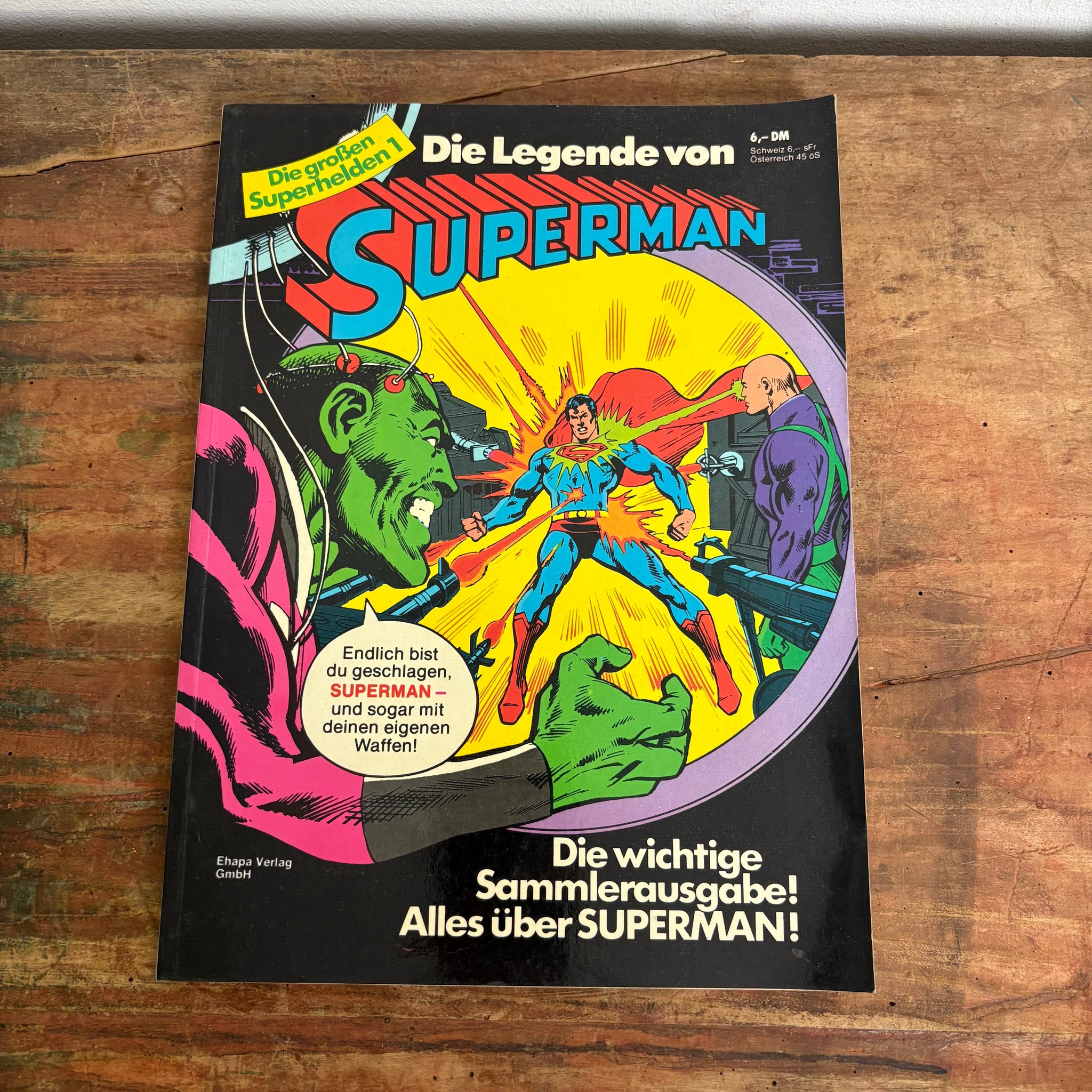 Comic Die großen Superhelden Die Legende von SUPERMAN