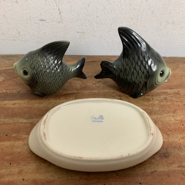 Vintage Pfeffer und Salz Streuer Menage Fische von Goebel