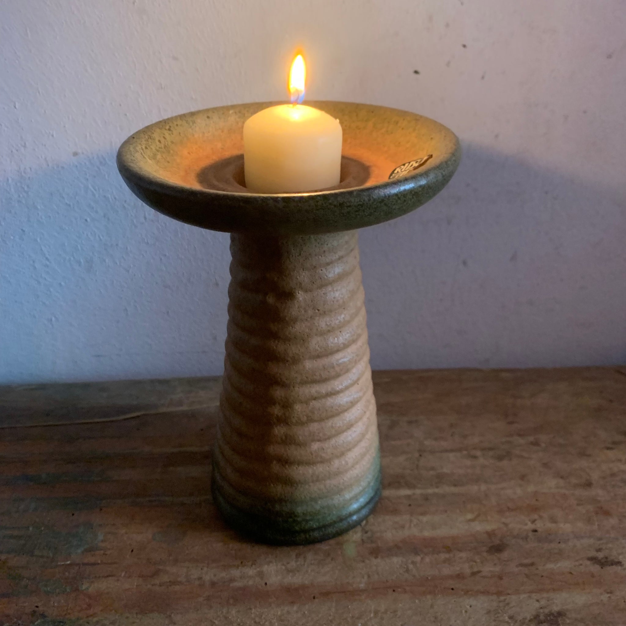 Vintage Keramik Kerzenständer Ruscha Art – Trödelfuchs Vintage Shop