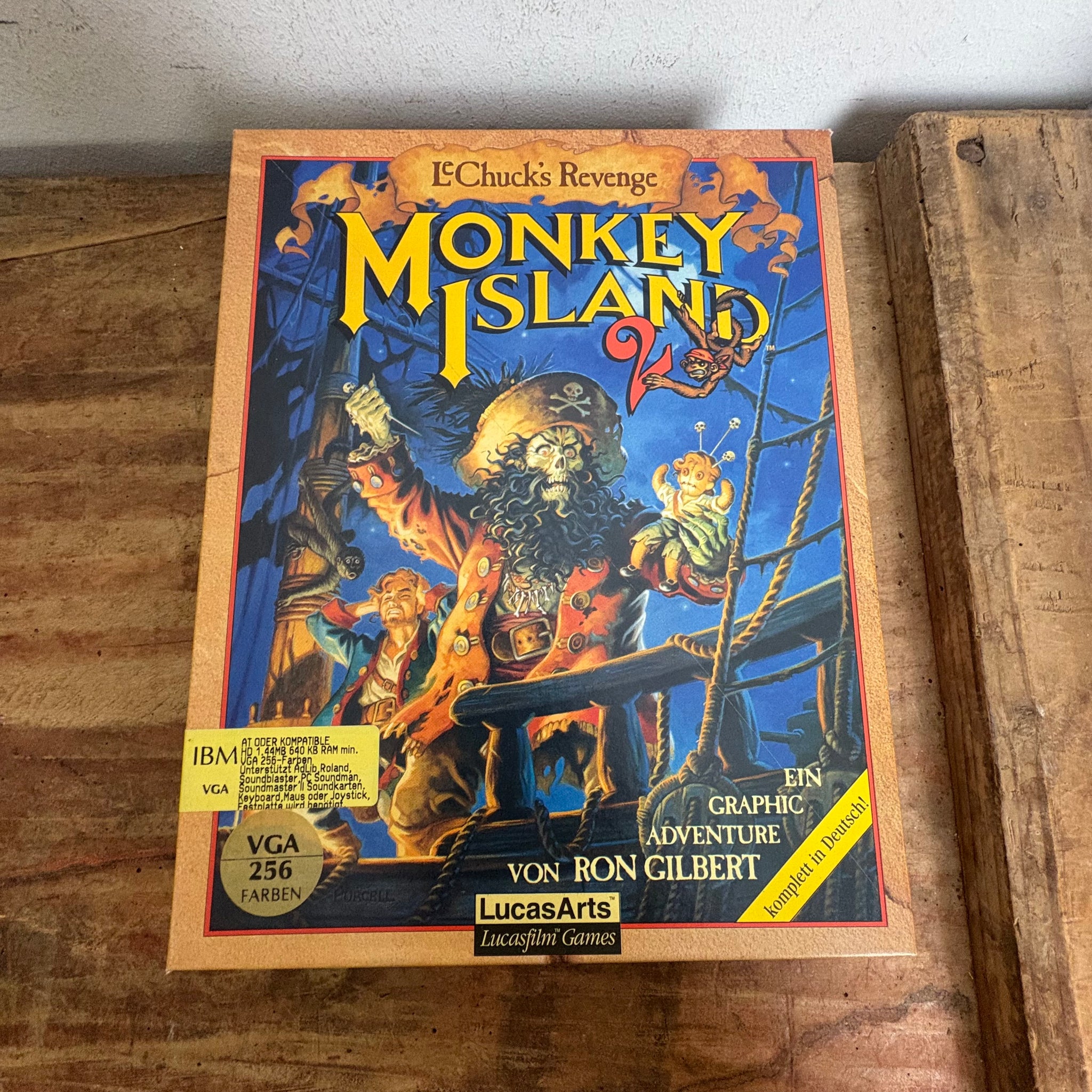 Computerspiels Monkey Island 2 LeChuck's Revenge von LucasArts Big Box
