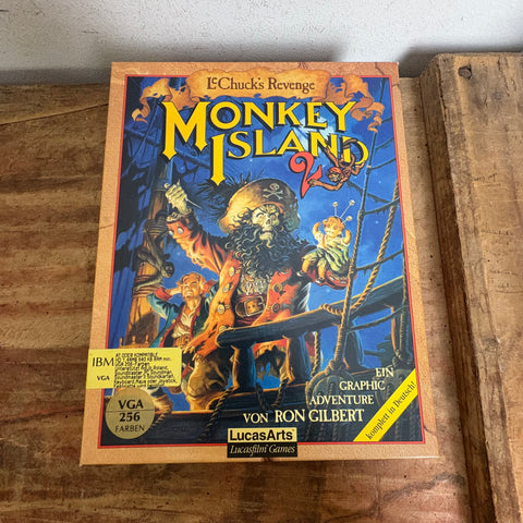 Computerspiels Monkey Island 2 LeChuck's Revenge von LucasArts Big Box