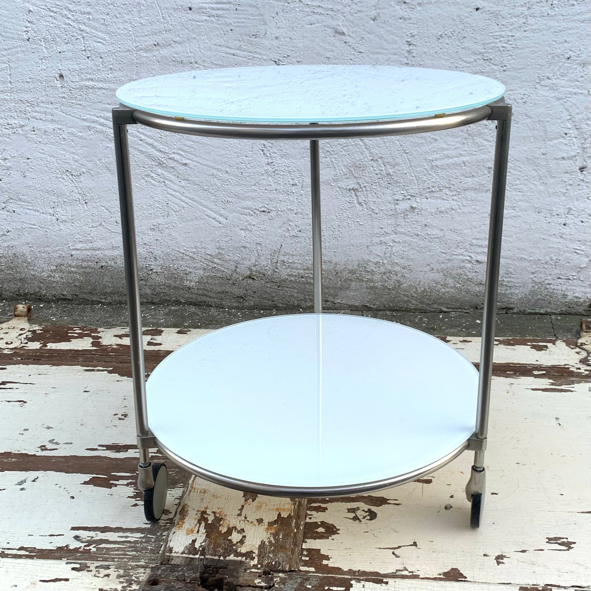 Vintage Beistelltisch Strind auf Rollen von Ikea – Trödelfuchs Vintage Shop