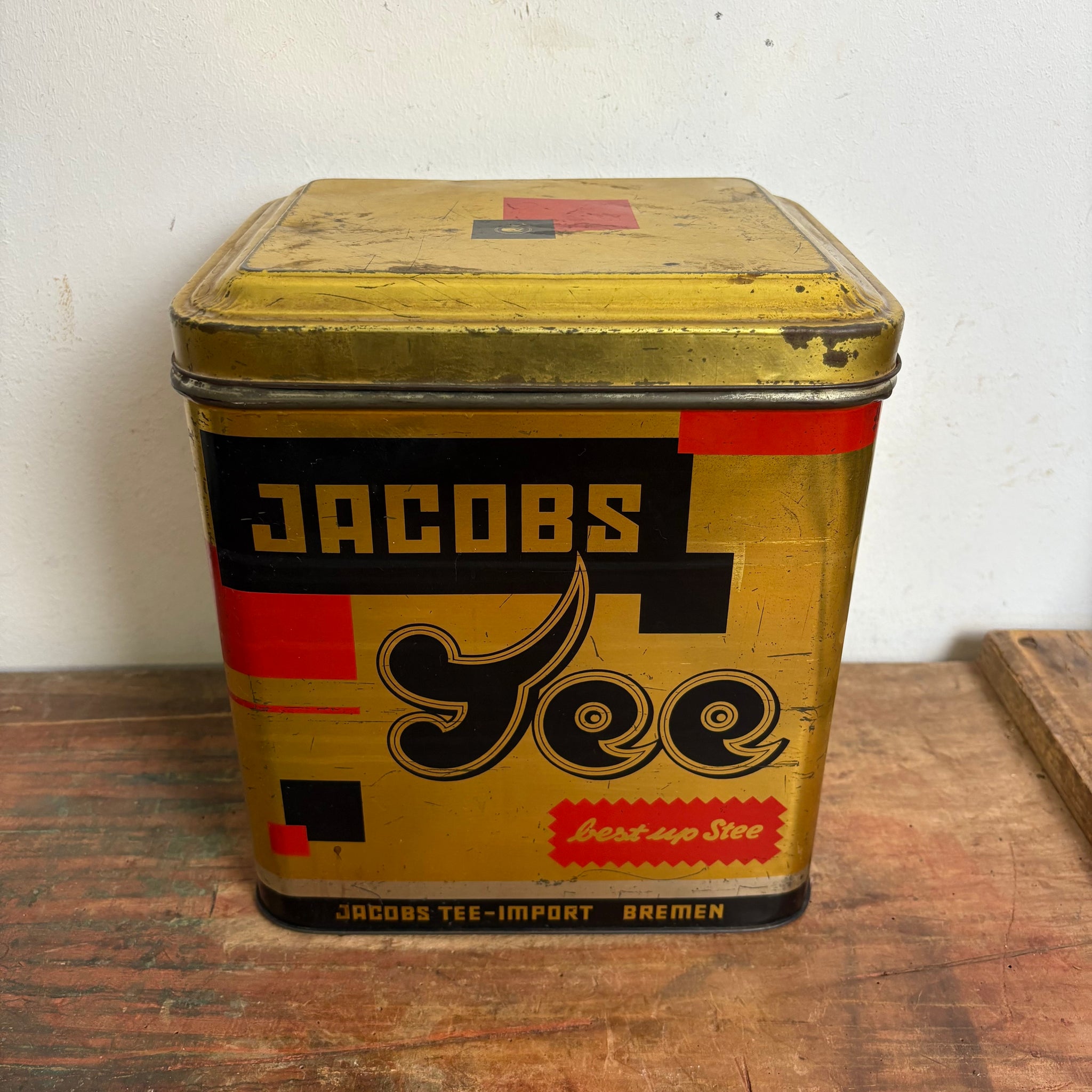 Vintage Blechdose Jacobs Tee