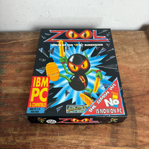Computerspiels Zool Ninja of the Nth Dimension für IBM PC Amiga Big Box