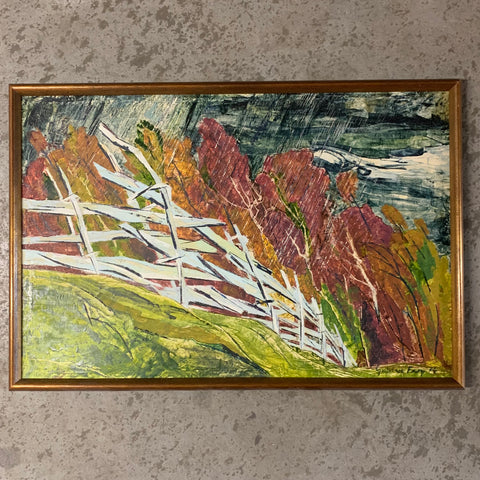 Ölgemälde Regenschauer von Günther Frey