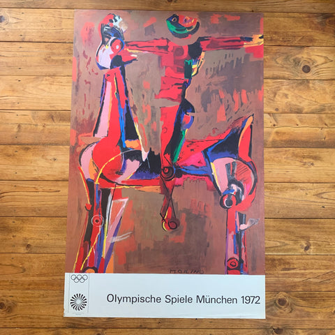 Pop Art Plakat Olympische Spiele 1972