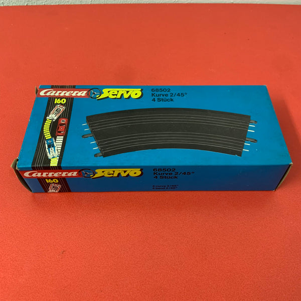 Carrera Servo 160 Kurve 2/45 Grad 4 Stück 68502