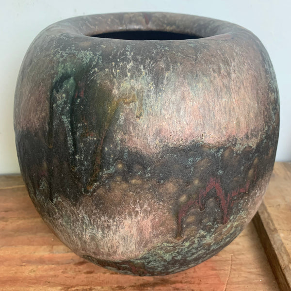 Vintage Keramik Vase von Kurt Tschörner für Ruscha Art 802-3