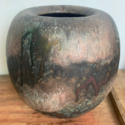 Vintage Keramik Vase von Kurt Tschörner für Ruscha Art 802-3