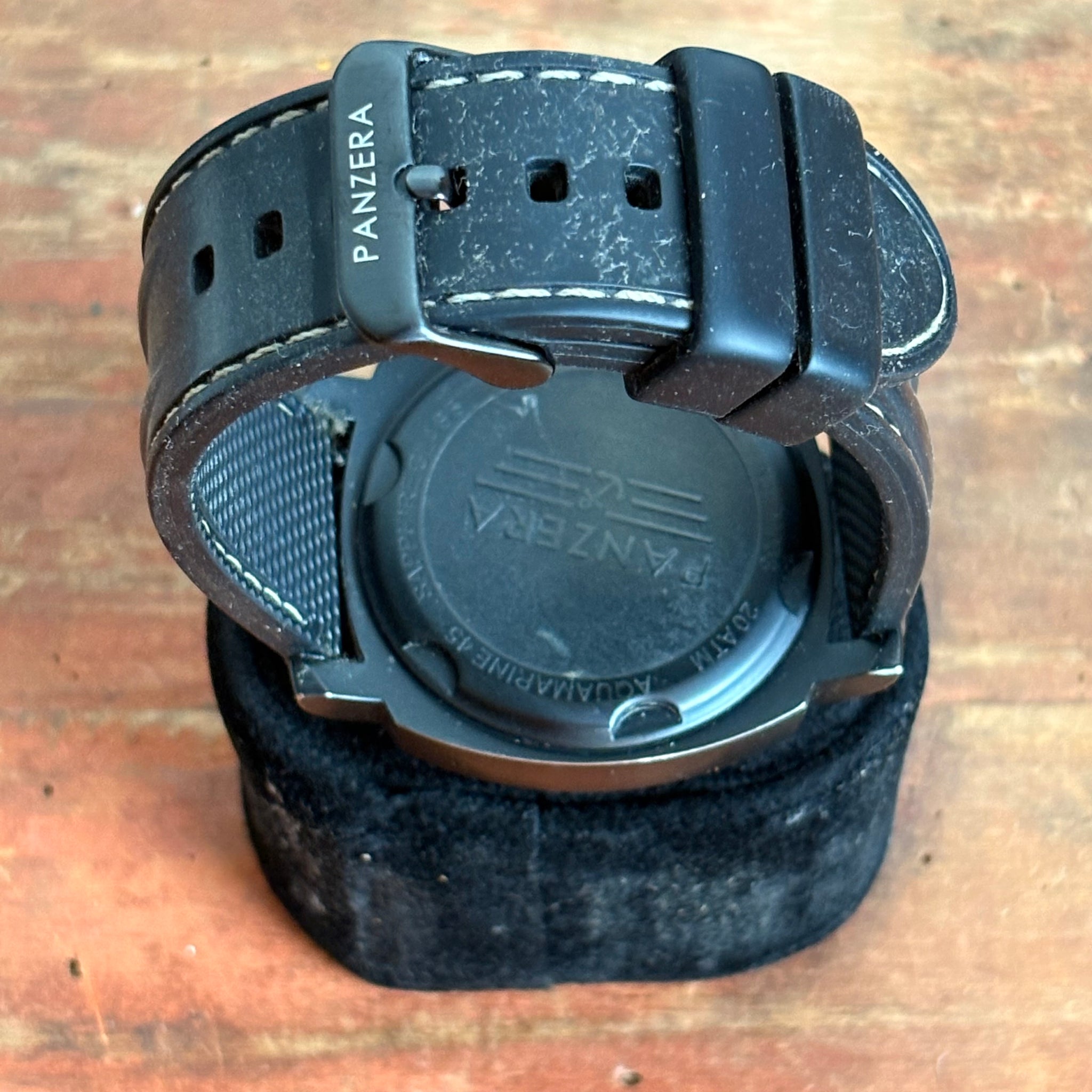 Panzera Aquamarine Pacific Porto Automatico Acciaio Nero Silicone Diver Datario Orologio Uomo Panzera Aquamarine Pacific Porto Automatico Acciaio Nero Silicone Diver Datario Orologio Uomo