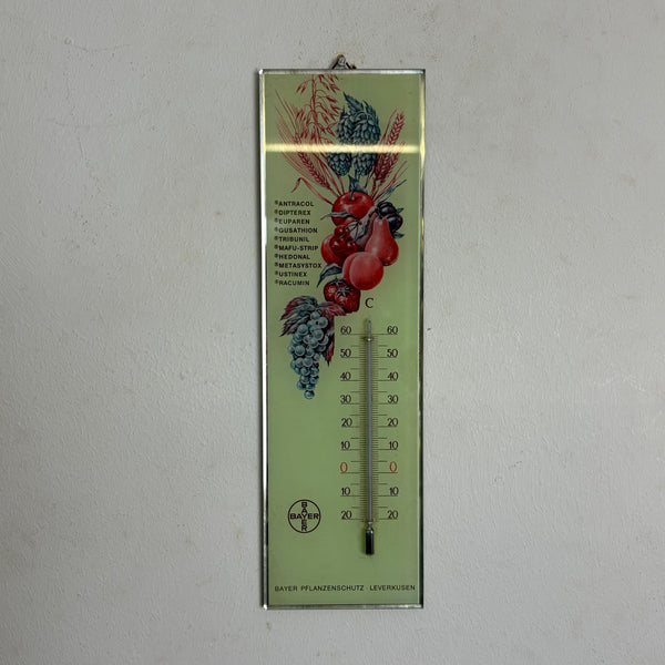 Vintage Werbe Thermometer Bayer Pflanzenschutz Leverkusen