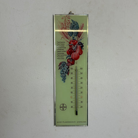 Vintage Werbe Thermometer Bayer Pflanzenschutz Leverkusen