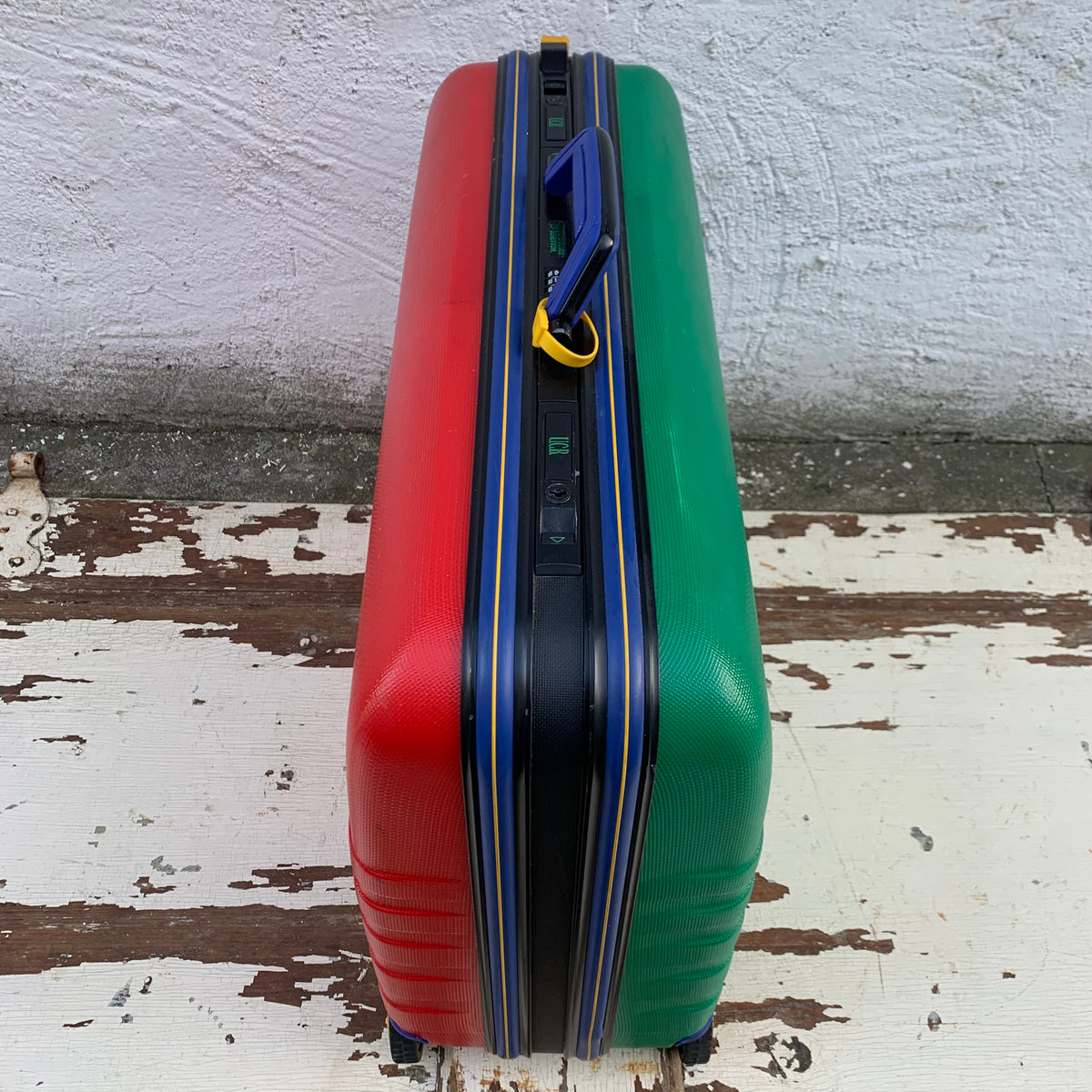 Sac à Main Vintage United Colors Of Benetton - Vert Foncé, Faux Cuir, Bandoulière - Occasion