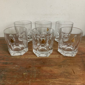 Vintage 6er Set Whiskyglas Kristallglas von Nachtmann